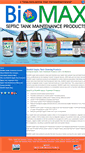 Mobile Screenshot of biomaxsepticbacteria.com
