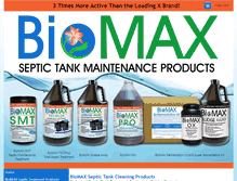 Tablet Screenshot of biomaxsepticbacteria.com